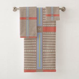 Moderno Boho Étnico Geométrico Multi Khaki