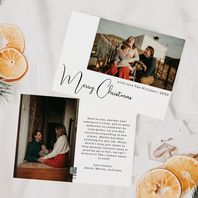 Moderno Boho Feliz Navidad Dos Fotografía (Subido por el creador)