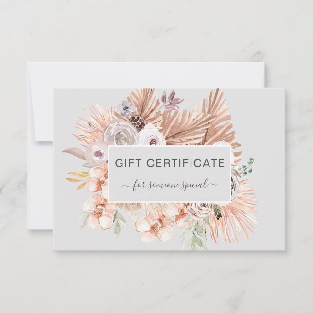 Moderno Boho Tropical Negocios (Anverso)