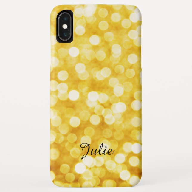 Moderno Bokeh Apple iPhone XS Max Funda (Reverso)
