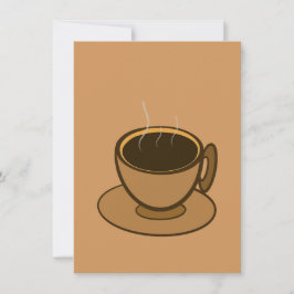 Moderno café café marrón de mediados de siglo