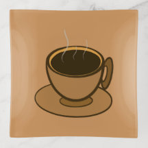 Moderno café café marrón de mediados de siglo