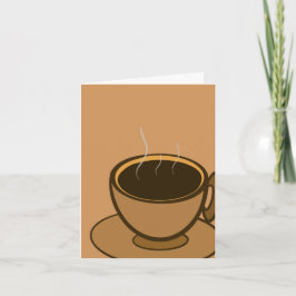 Moderno café café marrón de mediados de siglo