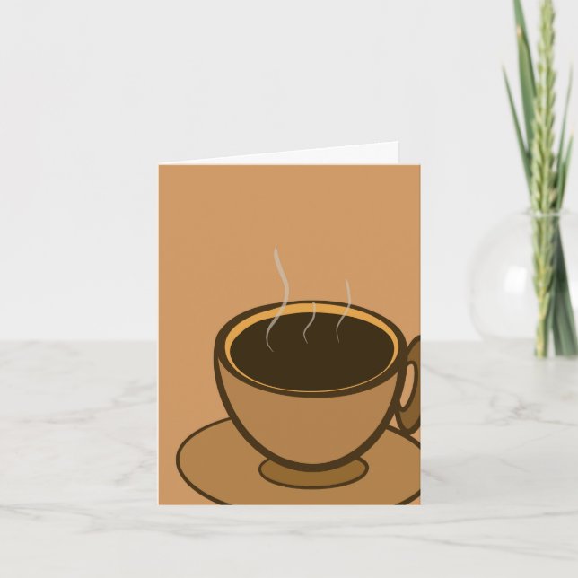 Moderno café café marrón de mediados de siglo (Anverso)