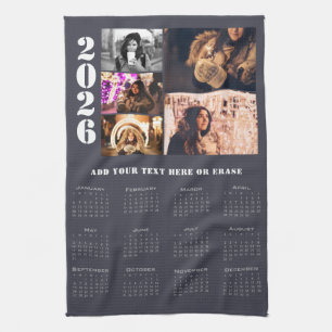 Moderno calendario 2026 5 toalla de cocina de Coll