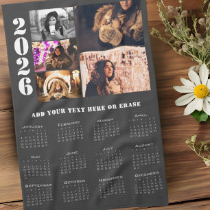 Moderno calendario 2026 5 toalla de cocina de Coll