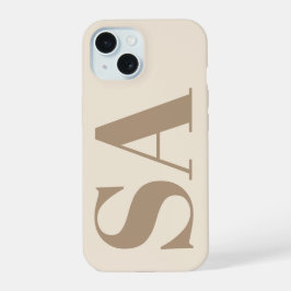 Moderno Case-Mate Antiguo Blanco con Monograma
