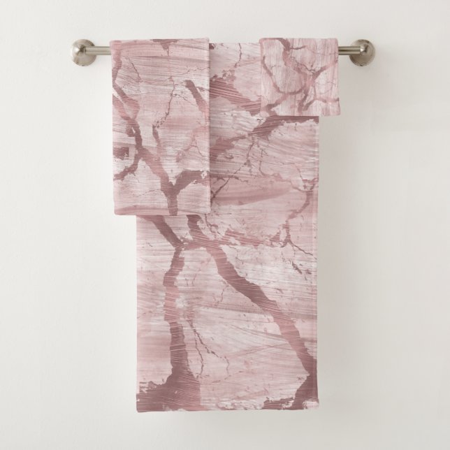 Moderno Chic Abstracto Glam Marmol Rosa Pink (In situ)
