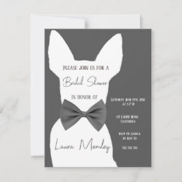 moderno Chihuahua perro Bridal Shower Invitación