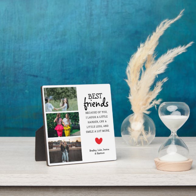 Moderno Collage de fotos y placa de citas para los (in situ)