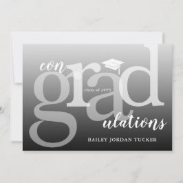 Moderno ConGRADulations Felicitaciones por la grad