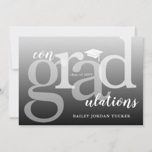 Moderno ConGRADulations Felicitaciones por la grad