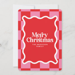 Moderno control de bordes ondulados mínimo Navidad