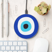 Moderno Cute Feminine Blue Mediterranean Greek Eye