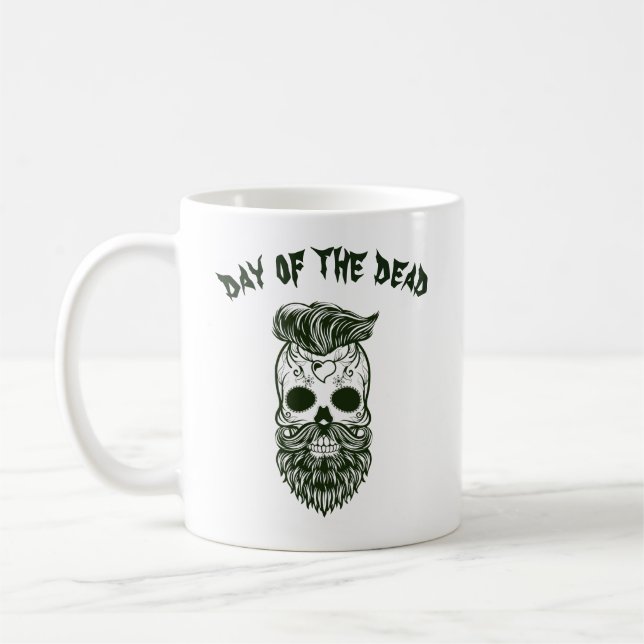 moderno día del hombre de la taza de café muerta (Izquierda)