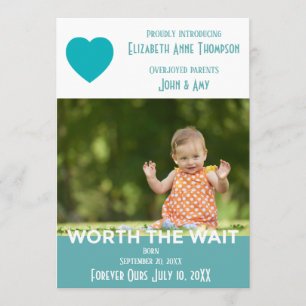 Moderno digno de la espera - invitación de la