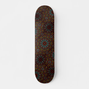 Moderno Dot Art Mandala Pattern Skateboard