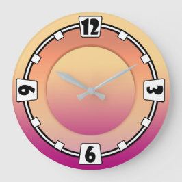 Moderno, elegante, abstracto, decorativo, reloj