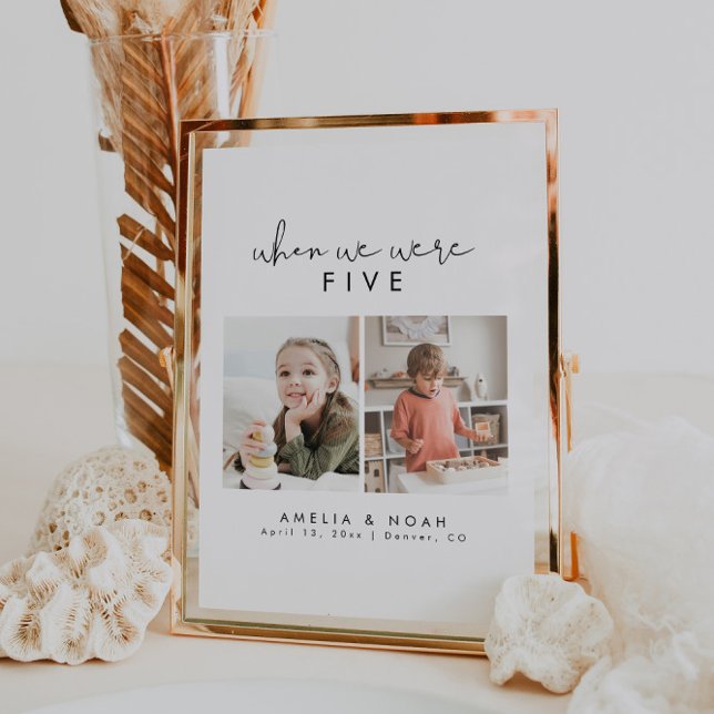 Moderno Elegante Cuando Éramos Edad Número De Tabl (Subido por el creador)