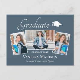 Moderno | Elegante Invitación de graduación fotogr