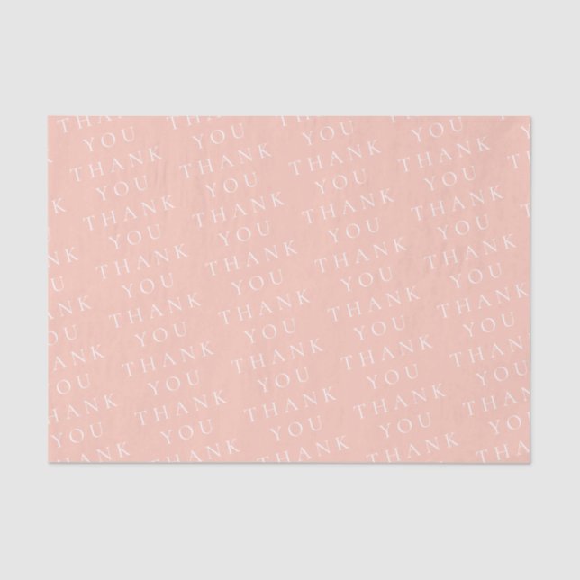 Moderno Elegante Papel de Seda Personalizado Meloc (Anverso)
