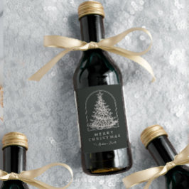 Moderno Esbozo de árbol de Navidad Arch Boho Holid