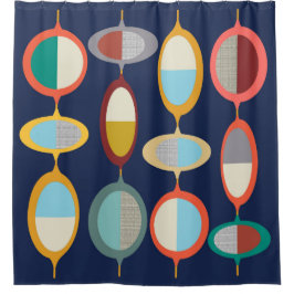 Moderno estilo Mid-Century 74 Cortina de ducha