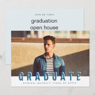 Moderno Fiesta de Invitación de graduación de foto