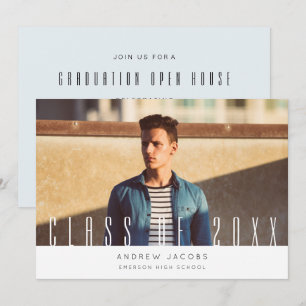 Moderno Fiesta de Invitación de graduación de foto