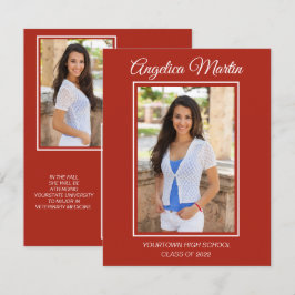 Moderno Graduación Roja 3 Fotoclase 2022