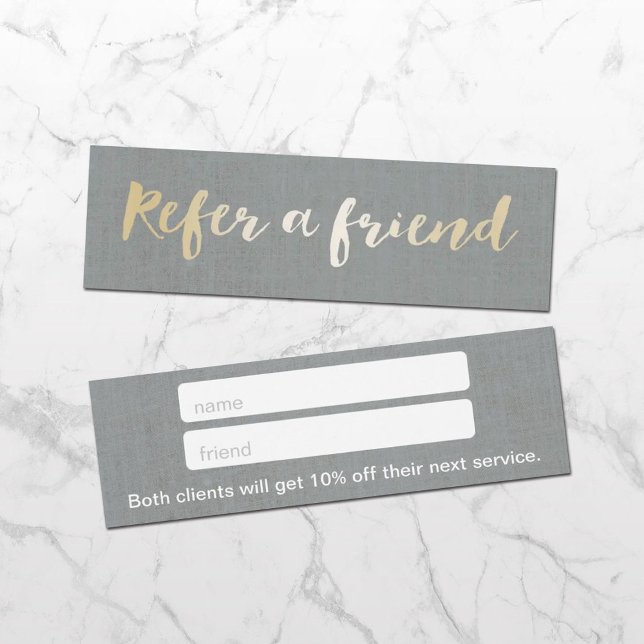 Moderno Guión Dorado Elegante Plata Linen (Subido por el creador)