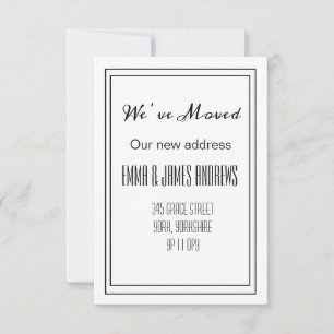 Moderno Hemos Movido Nueva Invitación De Direccion