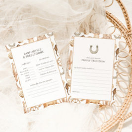 Moderno juego de predicción de Baby Shower en rode