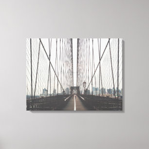 Moderno lienzo puente de Brooklyn