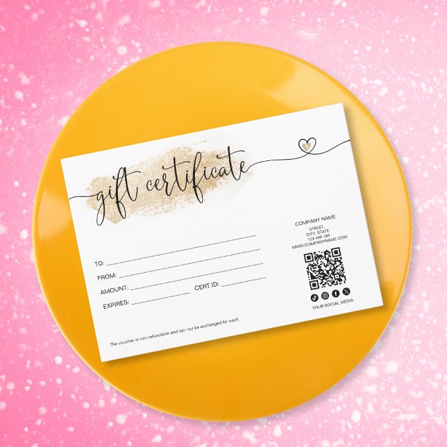 moderno logotipo de certificado de tarjeta de rega (Subido por el creador)