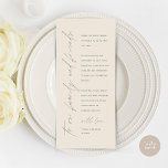 Moderno lugar de cena Boda - Tarjeta de agradecimi<br><div class="desc">Le presentamos el toque final perfecto a su recepción de bodas: nuestras elegantes tarjetas de ajuste de Bodas. Diseñadas para expresar su más sincero aprecio por la presencia de cada cliente en su día especial, estas tarjetas son la manera ideal de añadir un toque personal a sus mesas de cena....</div>