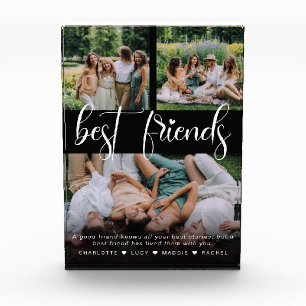 Moderno Mejor Amigos 3 Collage de fotos y Personal