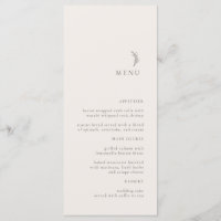 Moderno menú de Boda de bifurcación de aceitunas d