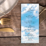 Moderno menú de ducha nupcial nupcial moderno<br><div class="desc">Experimente el encanto de nuestro moderno menú de ducha nupcial nupcial, donde la sofisticación se encuentra con el romance en una celebración del amor besada por la nube. Este diseño es una sinfonía visual, con un elegante tipo de letra adornado con corazones que grácilmente capta la alegría y la emoción...</div>