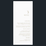 Moderno menú simple de Boda de bifurcación de oro<br><div class="desc">Una carta moderna de boda dorado blanco, que le dará un toque de elegancia a la decoración de su fiesta nupcial. Todo el texto es editable, sólo tiene que hacer clic en 'Personalizar esta plantilla. También están disponibles elementos coincidentes, como tarjetas de lugar, números de tabla y signos de boda....</div>