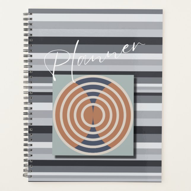 Moderno minimalista, planificador de bodas 14 (Anverso)