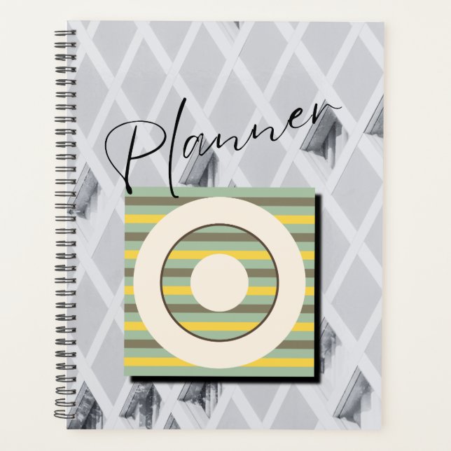 Moderno minimalista, planificador de bodas 18 (Anverso)