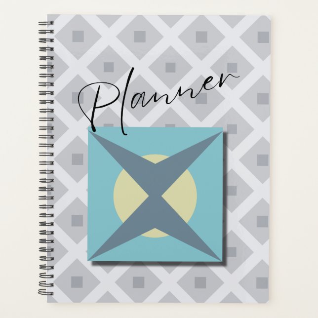 Moderno minimalista, planificador de bodas 23 (Anverso)