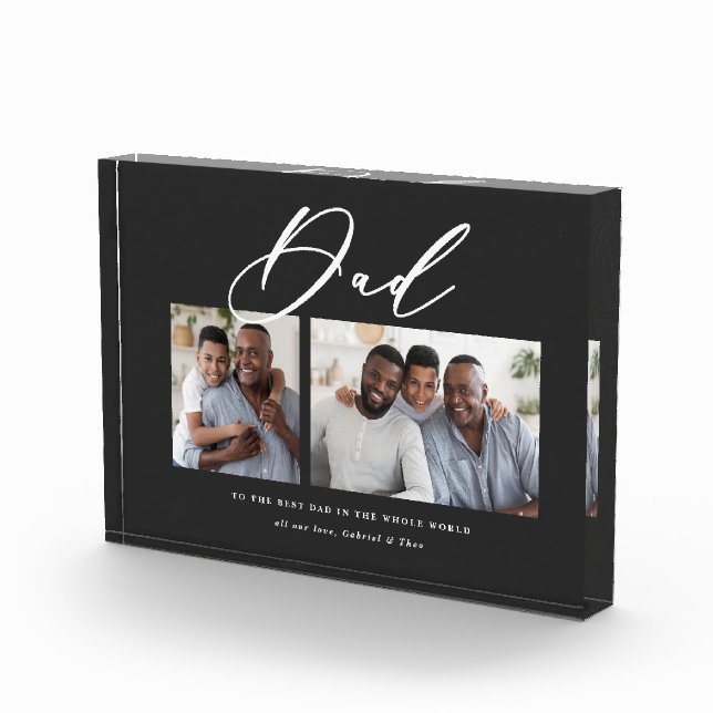 Moderno mínimo 2 foto guión papá padre día (Derecha)