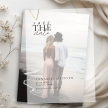 Moderno, mínimo, Boda, guardar la fecha