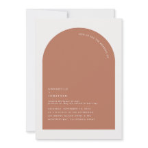 Moderno mínimo de terracota de roya bohemia geomét