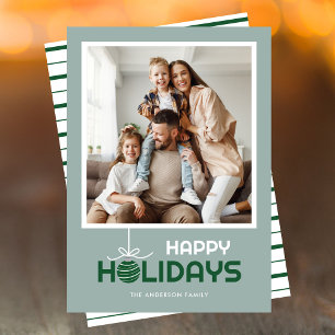 Moderno Mínimo Feliz Festividad Ornamentos Navidad