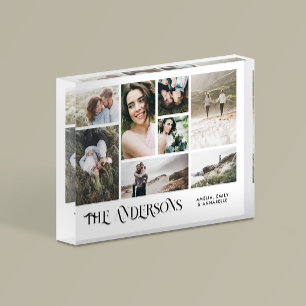 Moderno minimo multi 8 fotos mejores amigos elegan