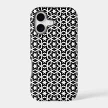 Moderno modelo de estrella blanca y negra Funda-ma
