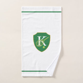 Moderno Monograma Escudo Verde Tenis